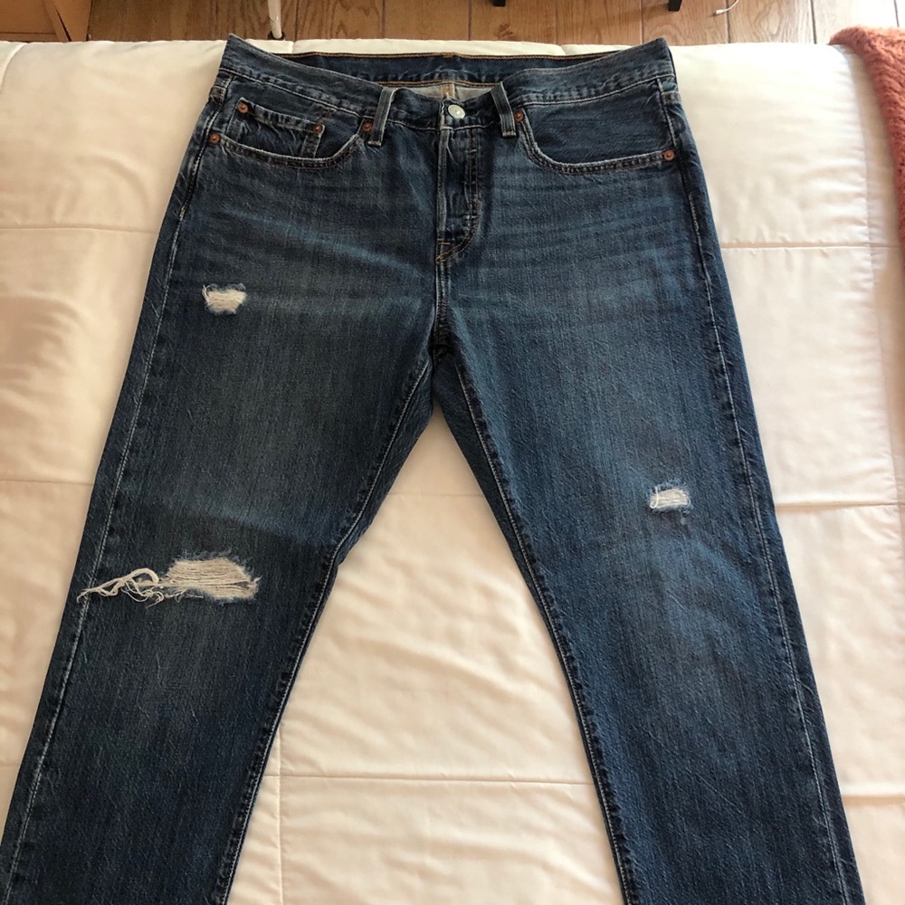 Levi’s 501 High Waisted Cropped Jeans